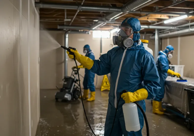Basement Sanitization and Antimicrobial Treatment process in Washoe County, NV