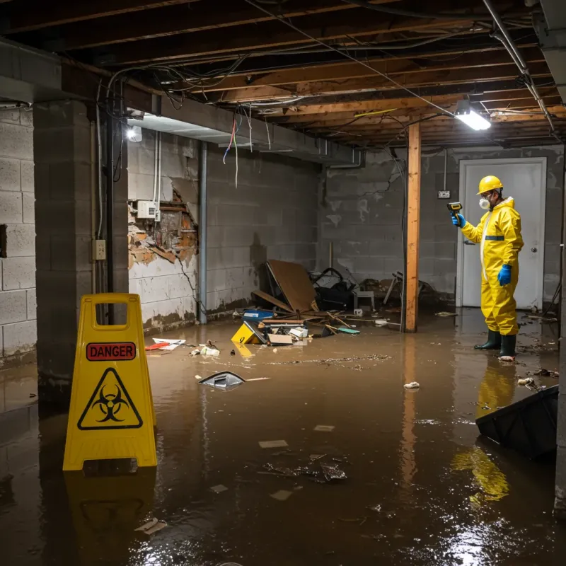 Flooded Basement Electrical Hazard in Washoe County, NV Property